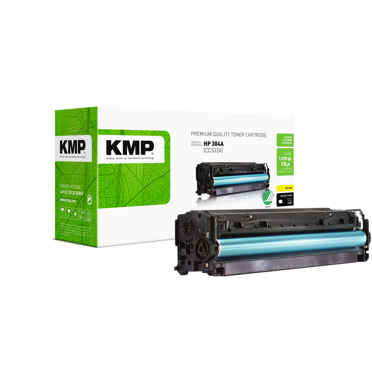 KMP Alternative für HP HP304A (CC532A)
