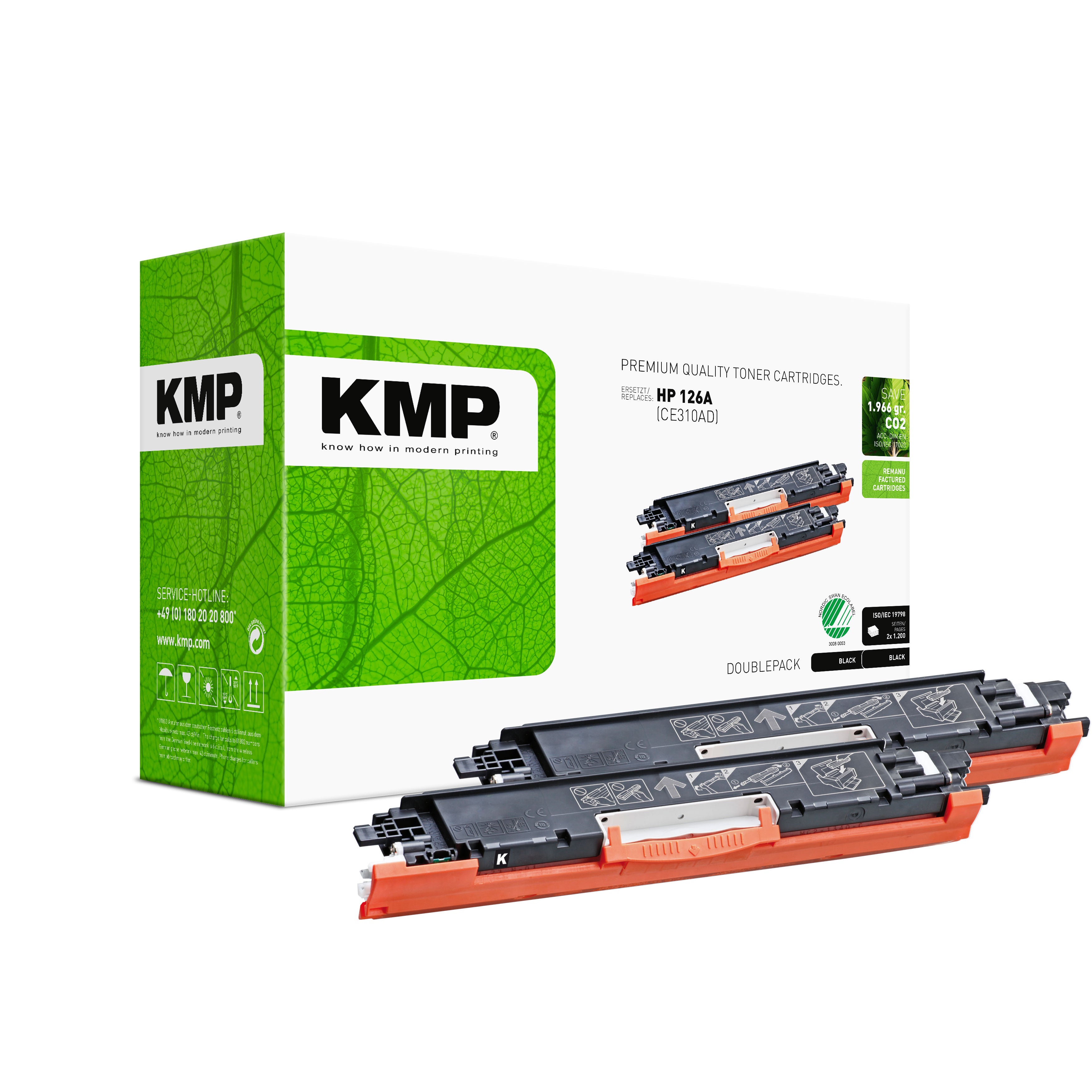 KMP Alternative für HP HP126A (CE310AD)