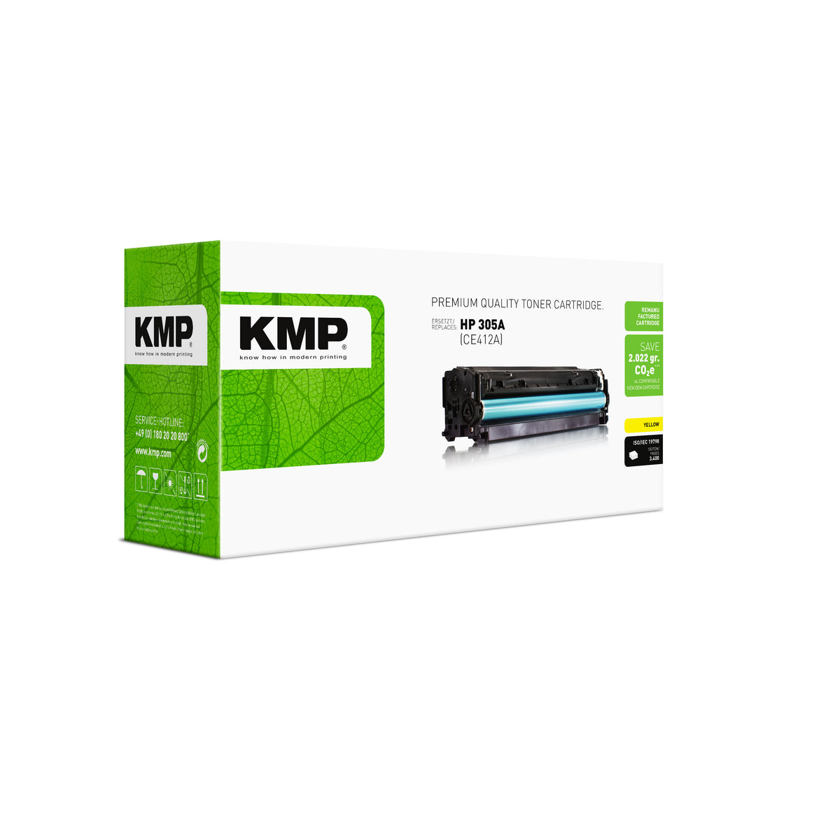 KMP Alternative für HP HP305A (CE412A)