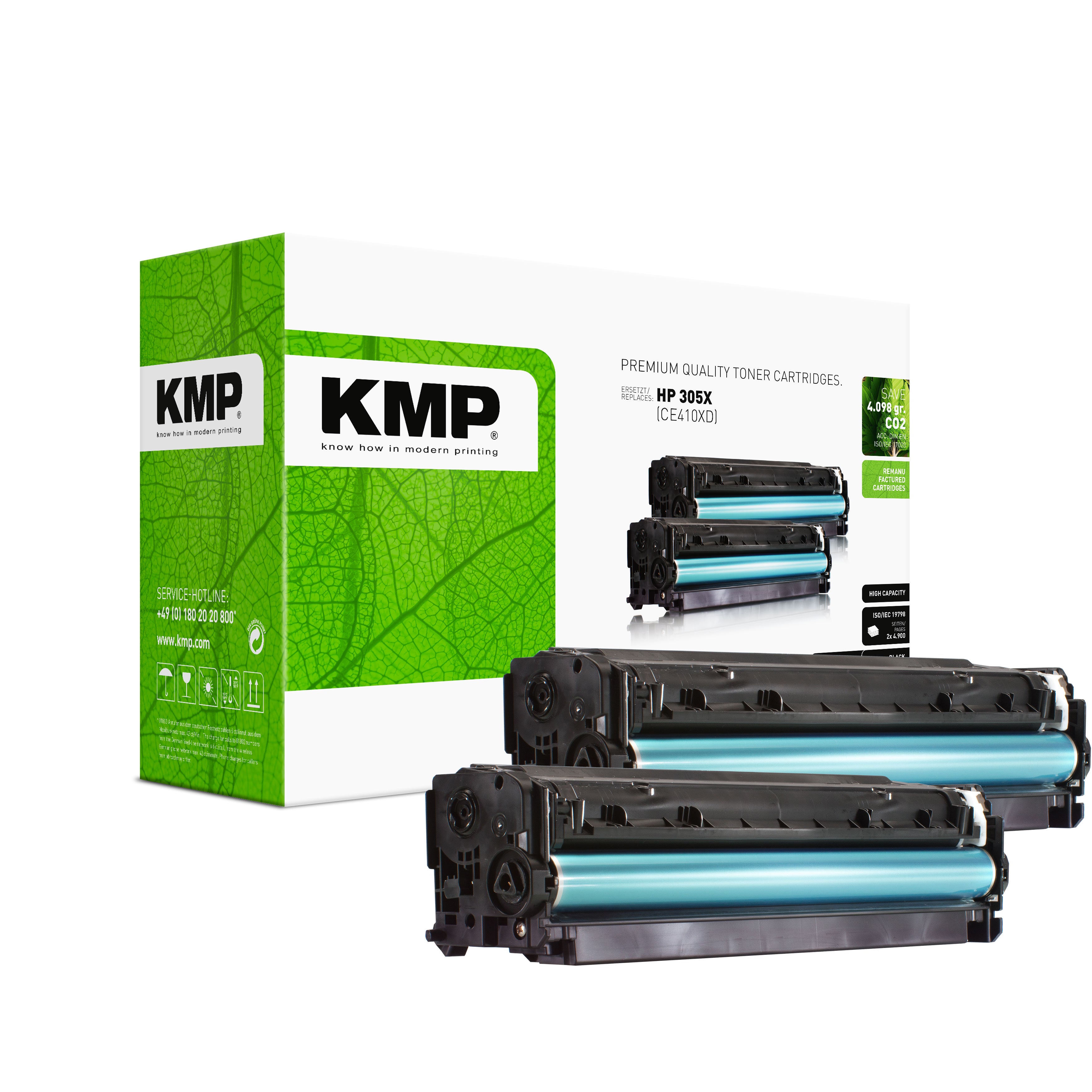 KMP Alternative für HP HP305A (CE410A)