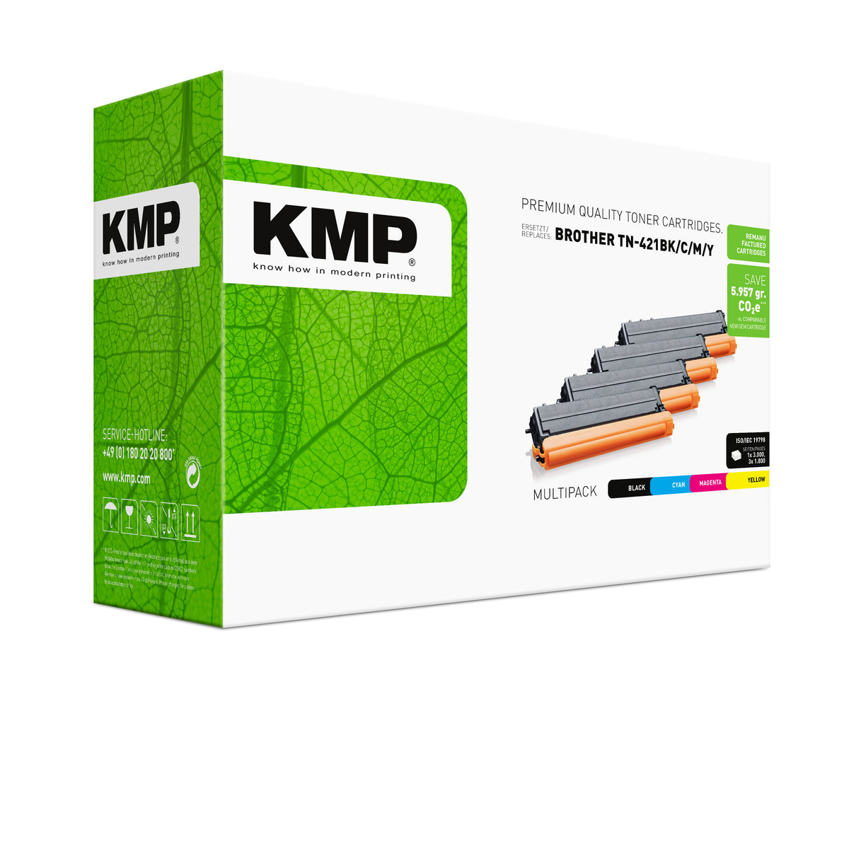 KMP Alternative für Brother TN421BK/C/M/Y