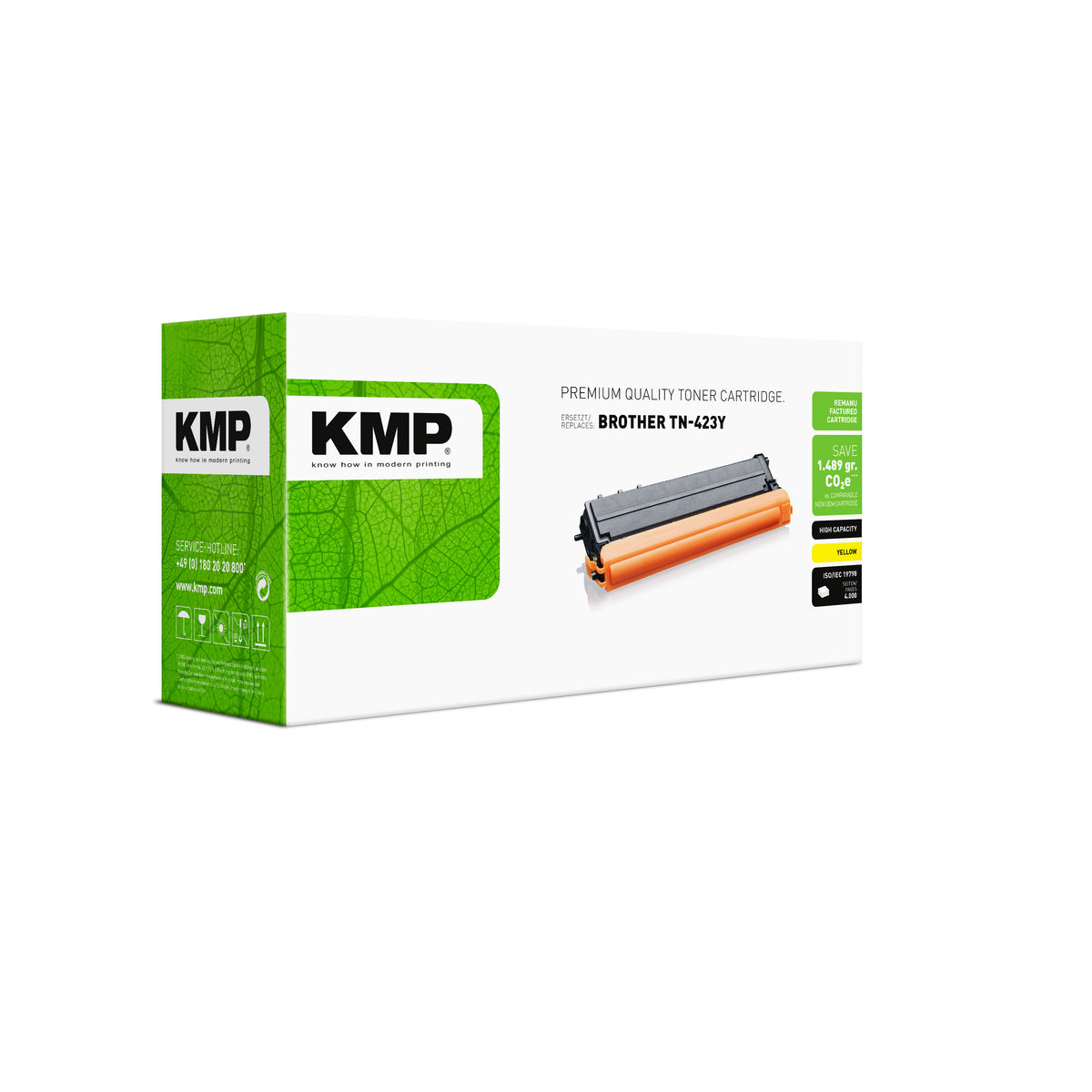 KMP Alternative für Brother TN423Y