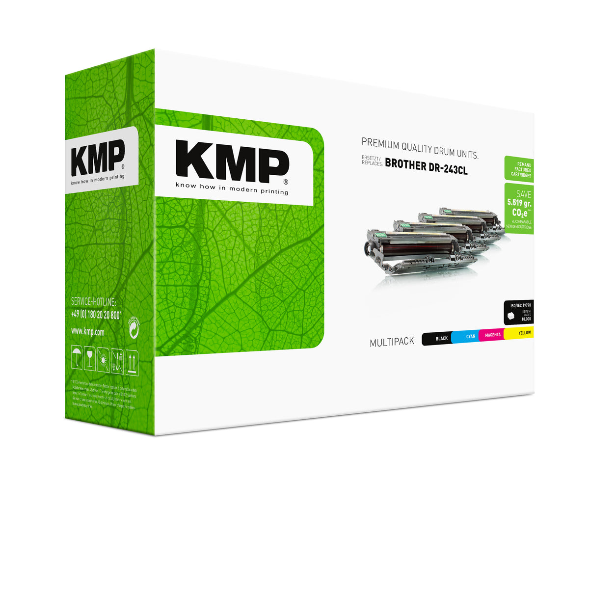 KMP Alternative für Brother DR243CL