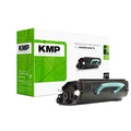KMP Toner Alternative für Lexmark E260A11E, grün bedruckte Verpackung und schwarze Tonerkartusche