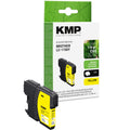 KMP Alternative für Brother LC1100Y Tintenpatrone in Gelb, kompatibel mit Brother DCP-185C und DCP-385C