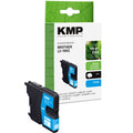 KMP Alternative für Brother LC985C Tintenpatrone in cyan mit kompatibler Brother LC985C Kennzeichnung