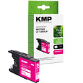KMP Alternative für Brother LC1280XLM Tintenpatrone magenta für Tintenstrahldrucker, mit Ersatzpatronen Hinweis