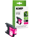 KMP Alternative für Brother LC1240M Tintenpatrone, magenta, mit KMP Aufdruck und Kartuschenverpackung