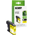 KMP Alternative für Brother LC125XLY Druckerpatrone gelb mit Tintenpatrone als Alternative für Brother