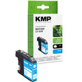 KMP Alternative für Brother LC223C Tintenpatrone, cyan, für Brother DCP-J562DW und DCP-J4120DW