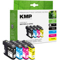 KMP Alternative für Brother LC223VAL Tintenpatrone als Alternative, grün verpackt, für Brother DCP und MFC