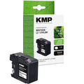 KMP Alternative für Brother LC129XLBK Tintenpatrone für Brother, schwarze Druckertinte in Kartusche mit KMP Logo
