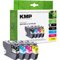 KMP Alternative für Brother LC3217VALDR Tintenpatrone für Brother, kompatibel mit MFC-J5330DW und MFC-J5335DW