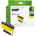 KMP Alternative für Brother LC426XLY Druckerpatrone gelb mit gelber Tinte in schwarzer Kartusche