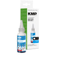 KMP Alternative für Brother BTD180C, cyanfarbene Tintenpatrone, Toner Alternative für Brother BTD180C