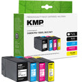 KMP Alternative für Canon PGI1500XLBK Tintenpatrone für Canon Maxify mit Farbsystem C, M, Y in Grün