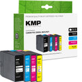 KMP Alternative für Canon PGI2500XLBK Druckerpatrone für Canon Maxify in schwarzer und farbiger Tintenoptik