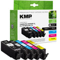 KMP Alternative für Canon PGI570PGBK, CLI571BK, C, M, Y XL Druckerpatrone, Tintenpatrone XL, grünem Karton
