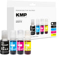 KMP Alternative für Epson 102 T03R640 Tintenstrahldrucker Tintenpatrone, farbige Tinten in Kartonverpackung