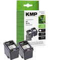 KMP Alternative für HP HP301XL D8J45A Tintenpatrone, schwarze Pigmenttinte im Double Pack für Drucker