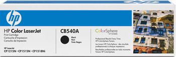 HP Toner CB542A 125 gelb Tonerkartusche für HP LaserJet CP1215 und CP1515 Serie mit 1.400 Seiten