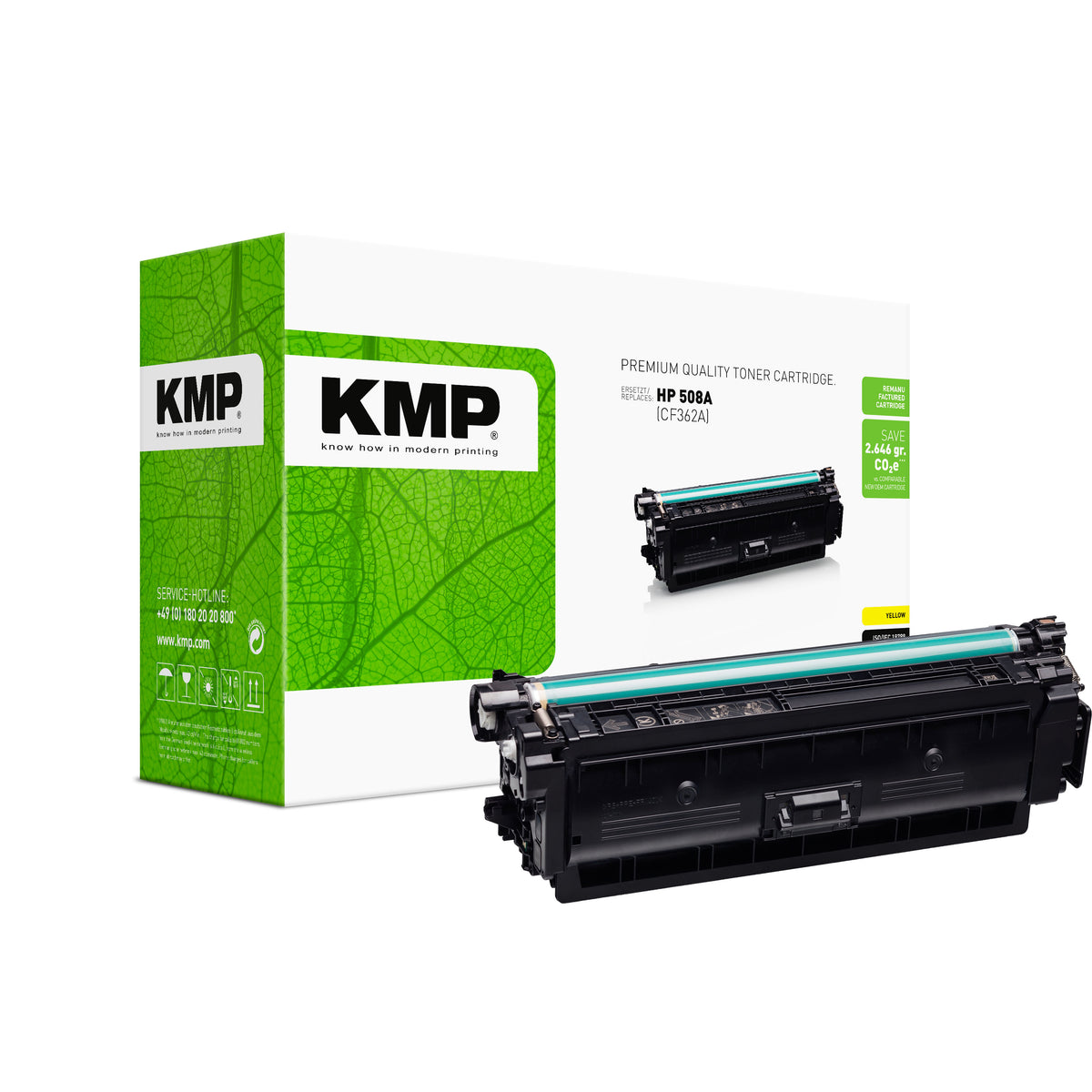 KMP Alternative für HP HP508A (CF362A)