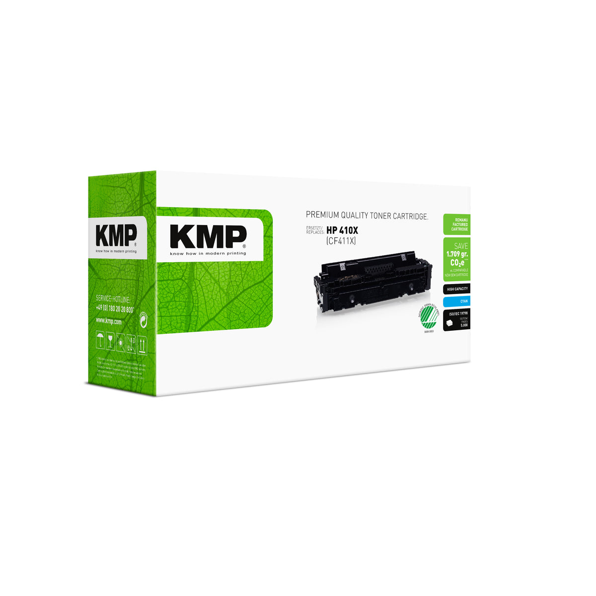 KMP Alternative für HP HP410X (CF411X)