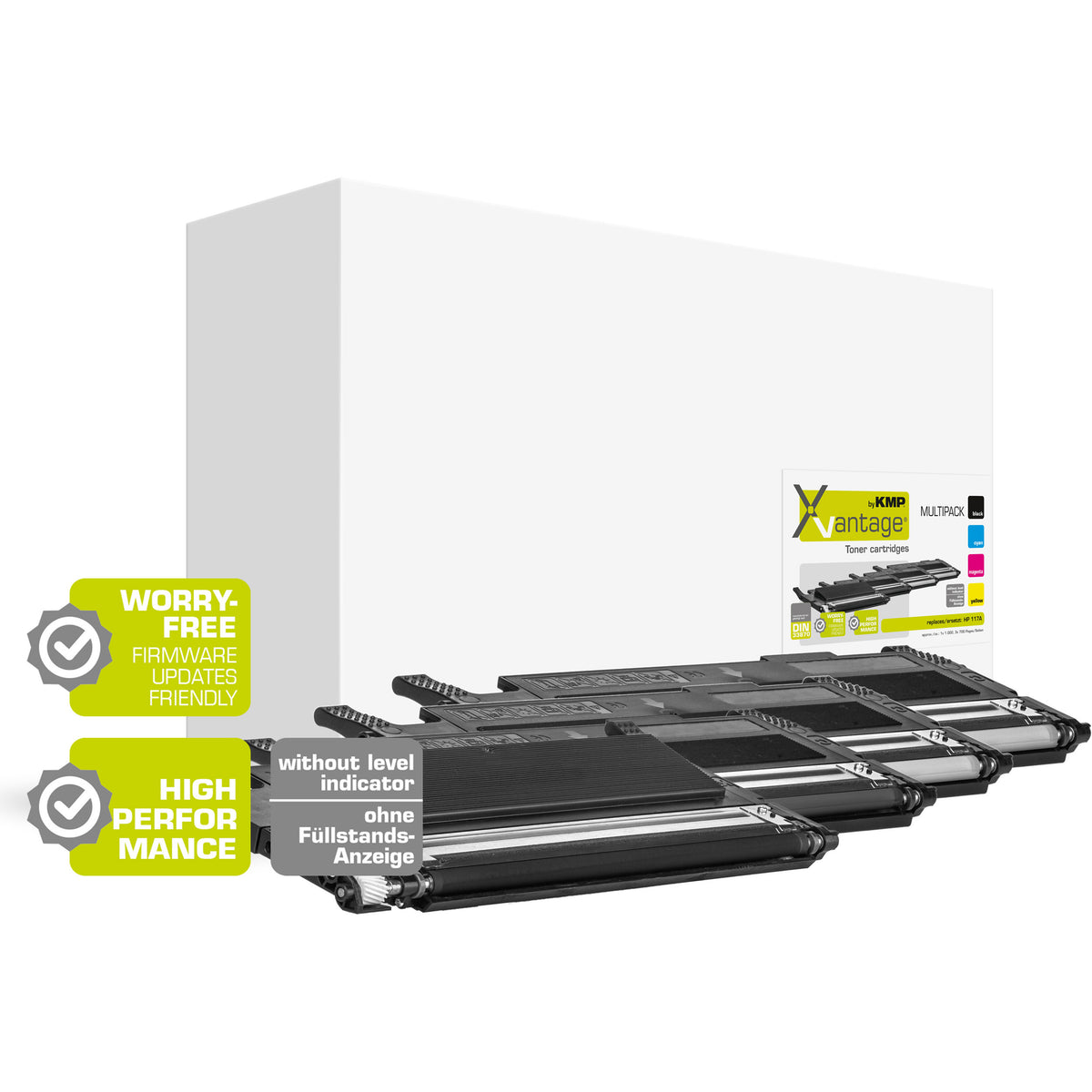 KMP Alternative für HP HP117A (W2070, W2071A, W2072A, W2073A)