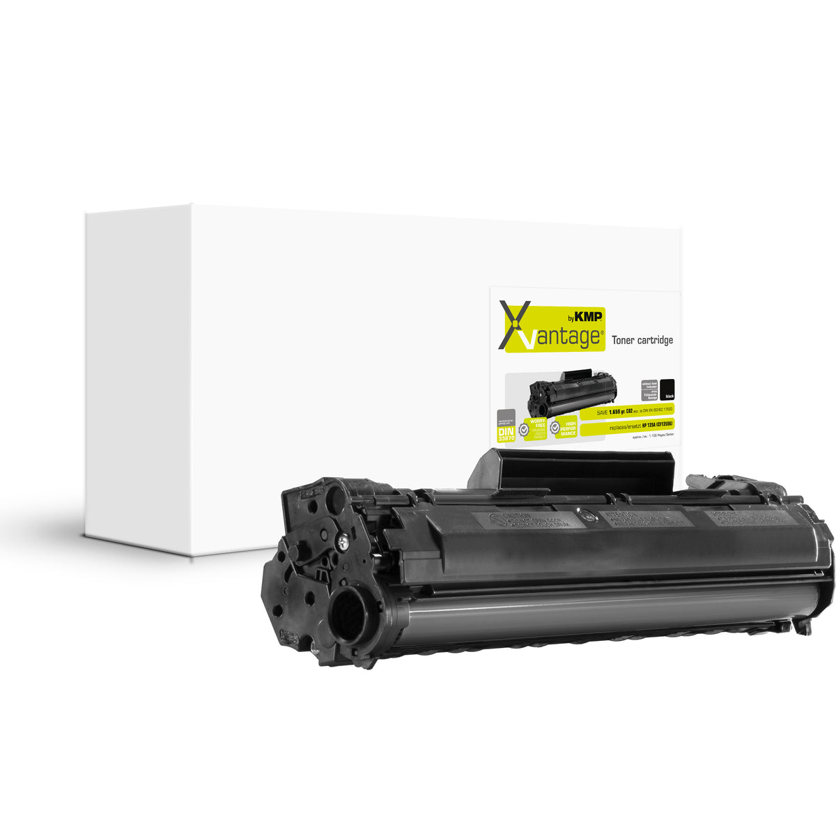 KMP Alternative für HP HP135A W1350A Tonerpatrone für HP LaserJet Pro in Schwarz mit Vantage Kennzeichnung