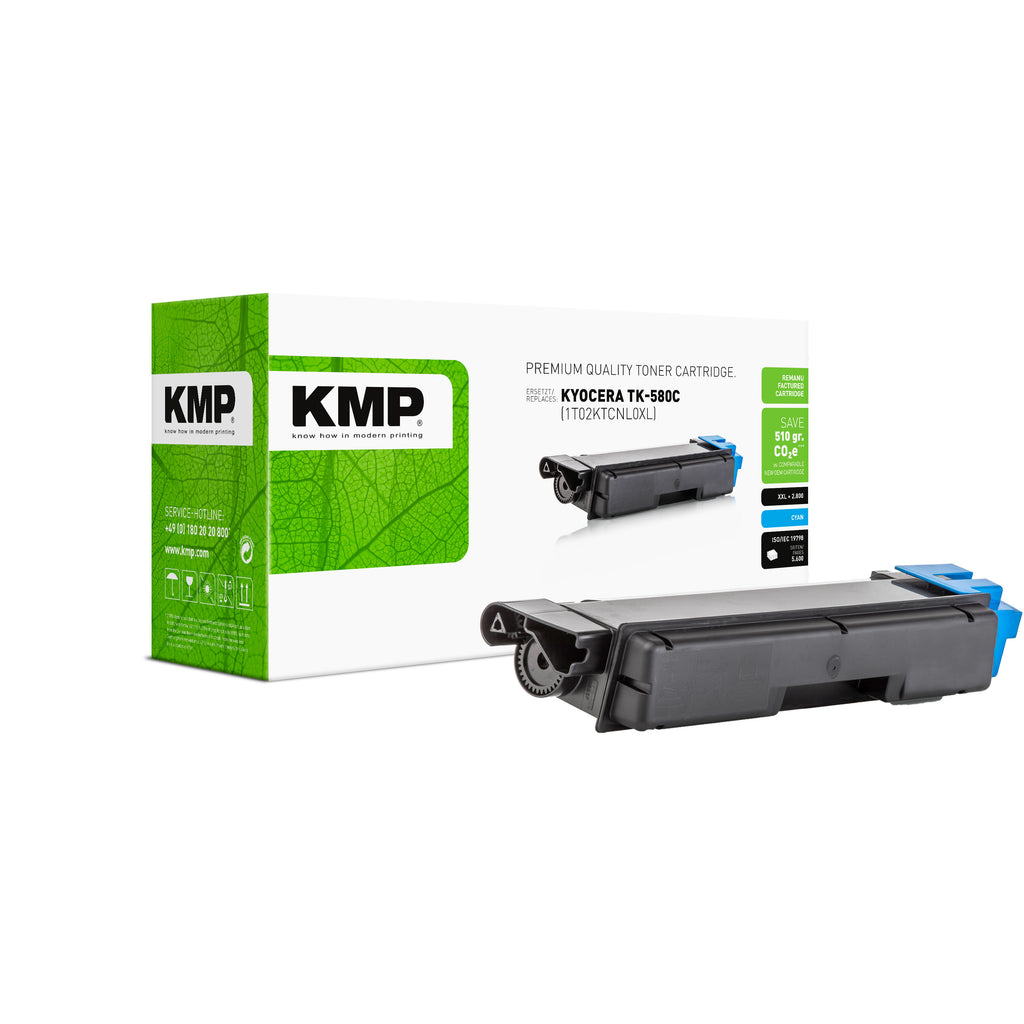 KMP Alternative für Kyocera TK580C XL