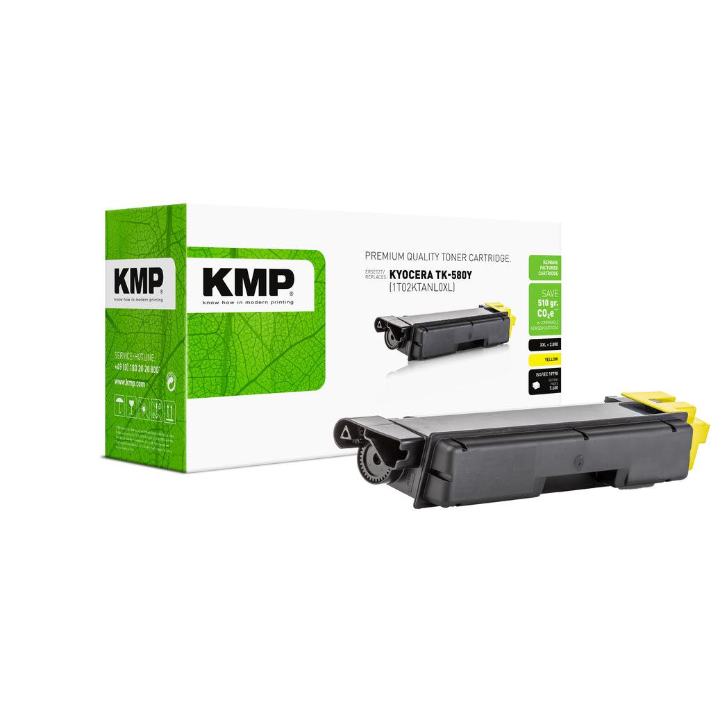 KMP Alternative für Kyocera TK580Y XL