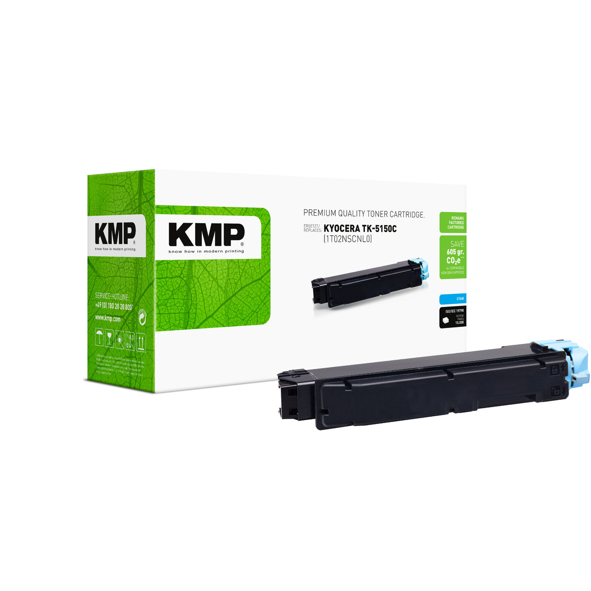 KMP Alternative für Kyocera TK5150C (1T02NSCNL0)