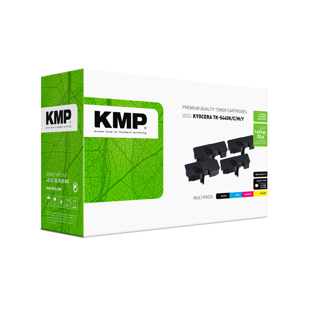 KMP Alternative für Kyocera TK5440K, C, M, Y (1T0C0A0NL0, 1T0C0ACNL0, 1T0C0ABNL0, 1T0C0AANL0)
