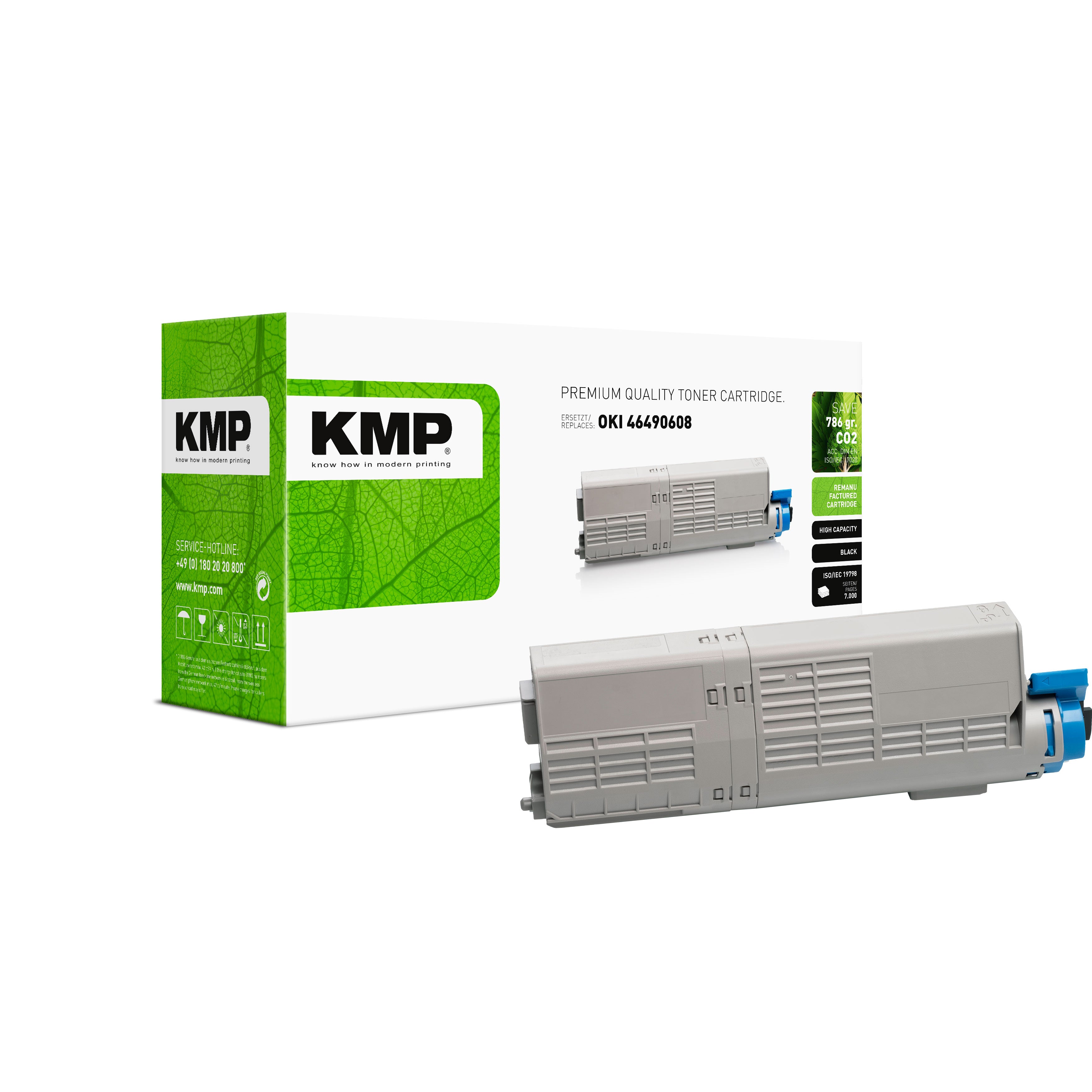KMP Alternative für OKI 46490608