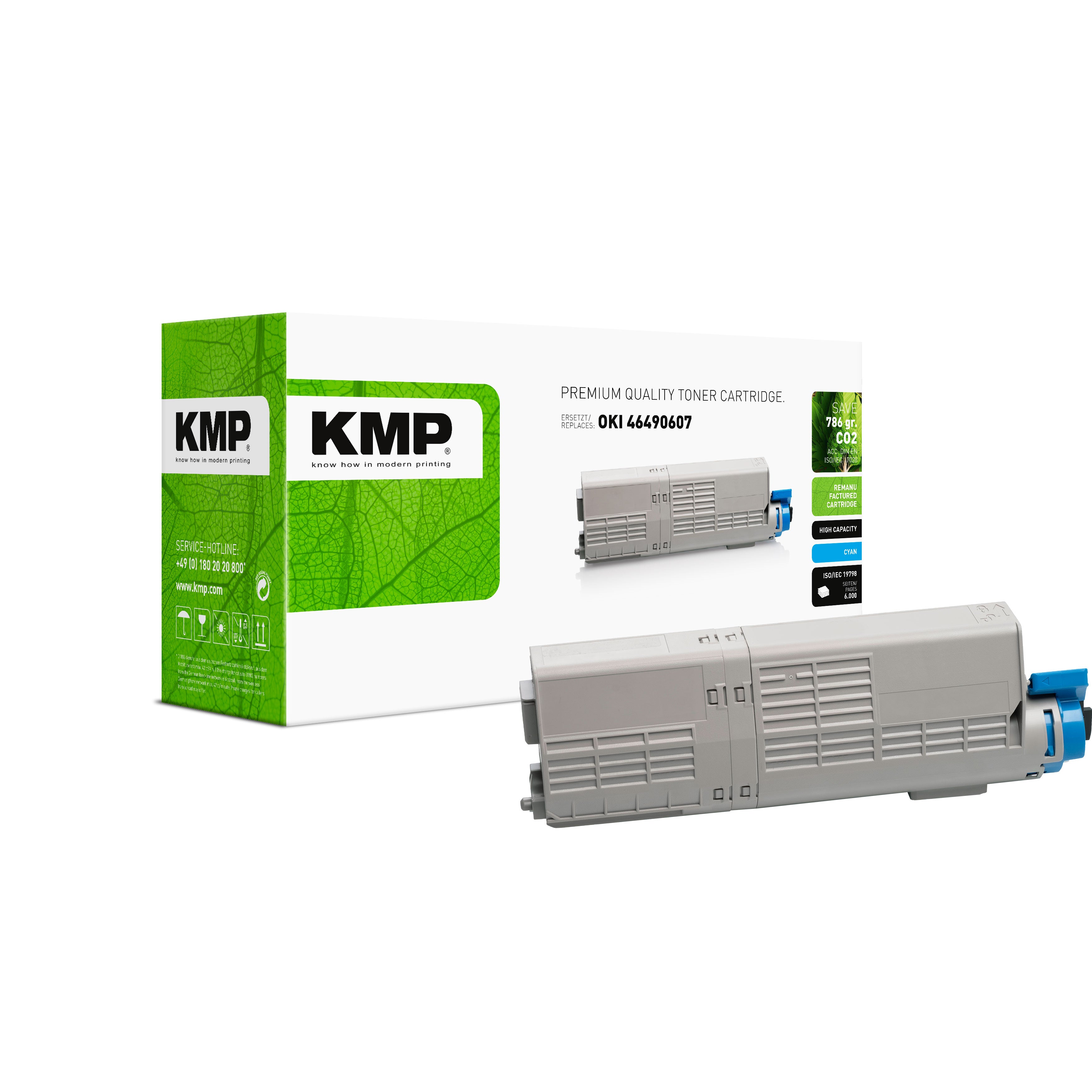KMP Alternative für OKI 46490608