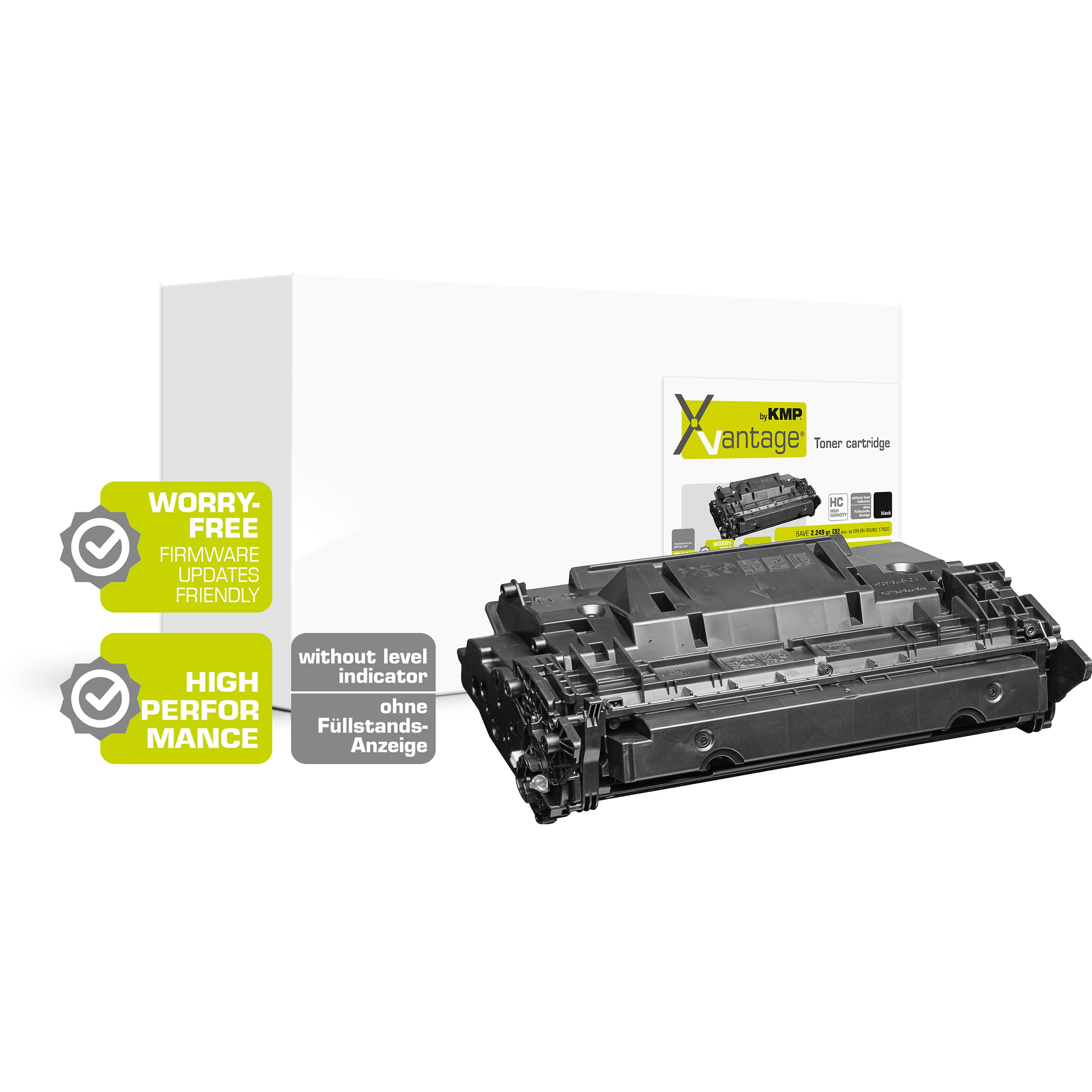 KMP Alternative für Canon 057H 3010C002 Tonerpatrone für Laser Drucker, schwarz, mit Xvantage Aufdruck