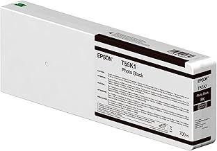 EPSON Tinte photo schwarz 700ml SC P6000 Tintenflasche für SureColor Großformatdrucker, Original inkjet