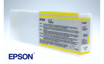 EPSON Tinte gelb 700ml SP 11880 C13T591400 Auslauf von Epson, gelbe Tintenflüssigkeit in 700 ml Nachfüllflasche
