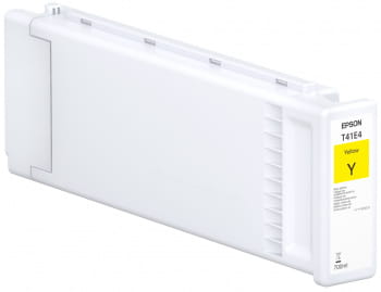 EPSON Tinte gelb 700 ml SC T3405 5405 C13T41E440 von Epson, gelbe Tintenpatrone in weißem Kartuschengehäuse