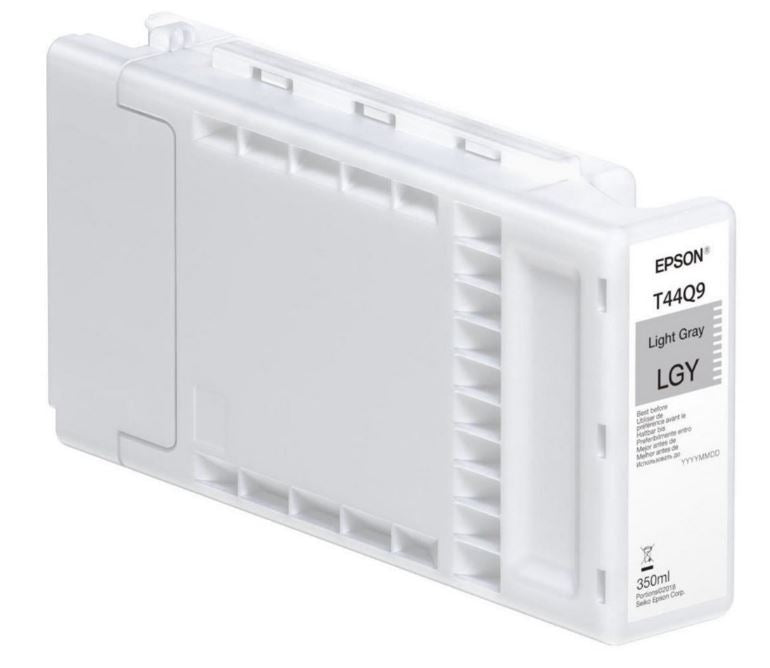 Epson Tinte light gray 350ml SC P7500 9500 C13T44Q940, Großformatdruck Tintenpatrone in Hellgrau mit UltraChrome Pro 12