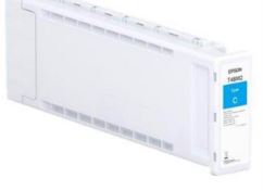 EPSON Tinte cyan 700ml SC P6500D Epson Original Tintenpatrone mit flüssiger Tinte für Großformatdrucker