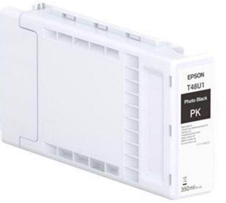 Epson photo schwarze Tinte für 350 ml Tintenfüllmenge in schwarzer Kartusche für Fotodruckprozesse mit Schwarz und Grau