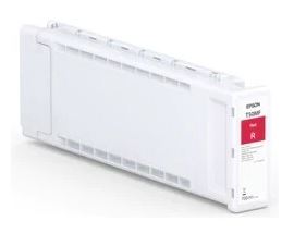 Epson Tinte rot 700ml SC T3700 5700 7700 C13T50MF00 Tintenpatrone mit rotem Tinteneinsatz in weißem Gehäuse