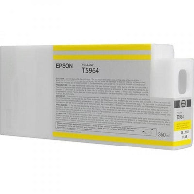 EPSON Tinte gelb 350ml SP 7xx0 für Epson Drucker, gelbe Nachfüllflüssigkeit in Originalverpackung mit 350 ml