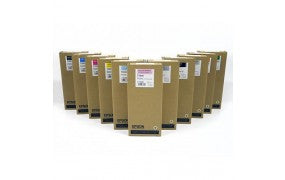 Epson Tinte orange 700ml SP 7900 WT7900 9900, Original Tintenflasche für Großformatdrucker, 700 ml