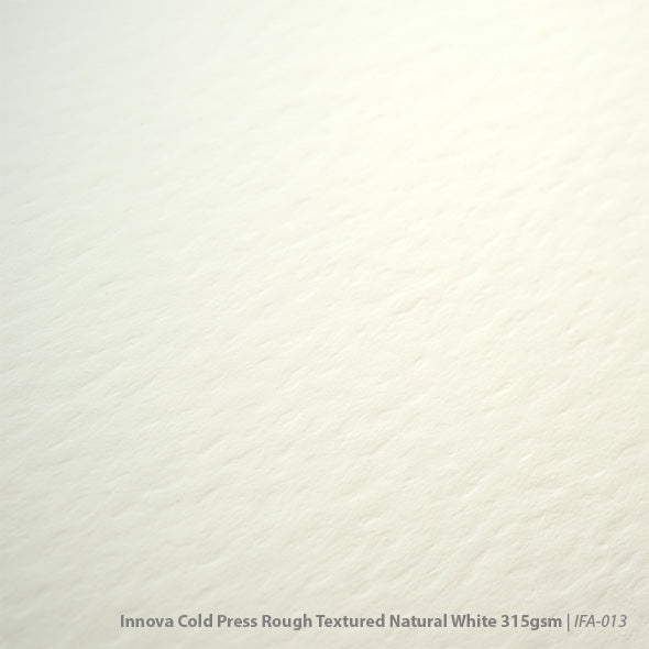 Innova IFA13 Cold Press Rough NW Cotton 315 A4 25 Blatt Papier für Drucker, Kopierer und Scanner mit grober Textur