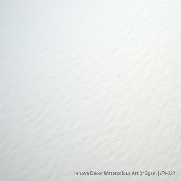 IFA23 Décor HW Watercolour Art 245 A4 Innova Wasserfarbenpapier mit feiner, weißer Textur, 25 Blatt