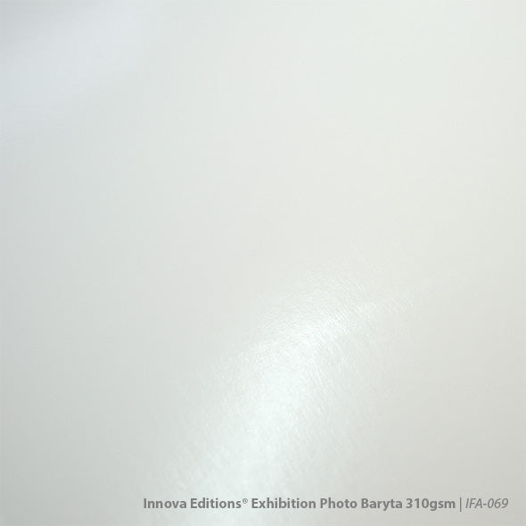 IFA69 Innova Baryta Fotopapier A4 weiß mit glänzender Beschichtung für hochwertige Ausstellungen