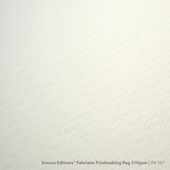 Innova IFA107 Fabriano Druckpapier für Kunstdrucke aus Rag Papier, weiß mit feiner Struktur, 310 g