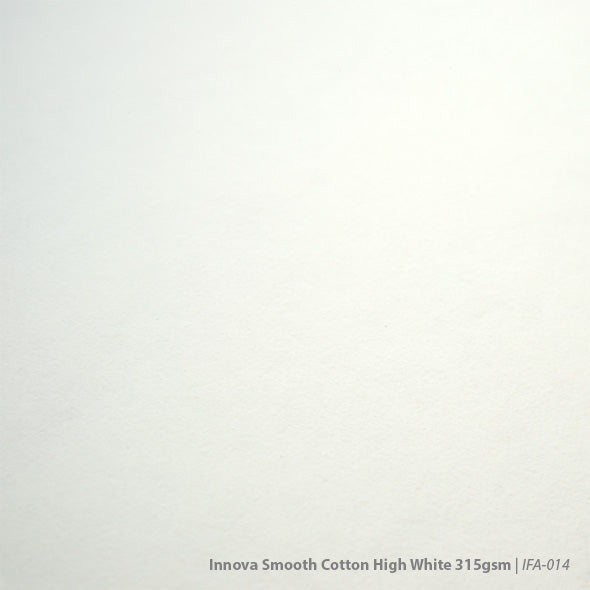 Innova IFA-014 Smooth Cotton High White 315 A4 25 Blatt Druckpapier mit glatter Textur und Baumwollpapier
